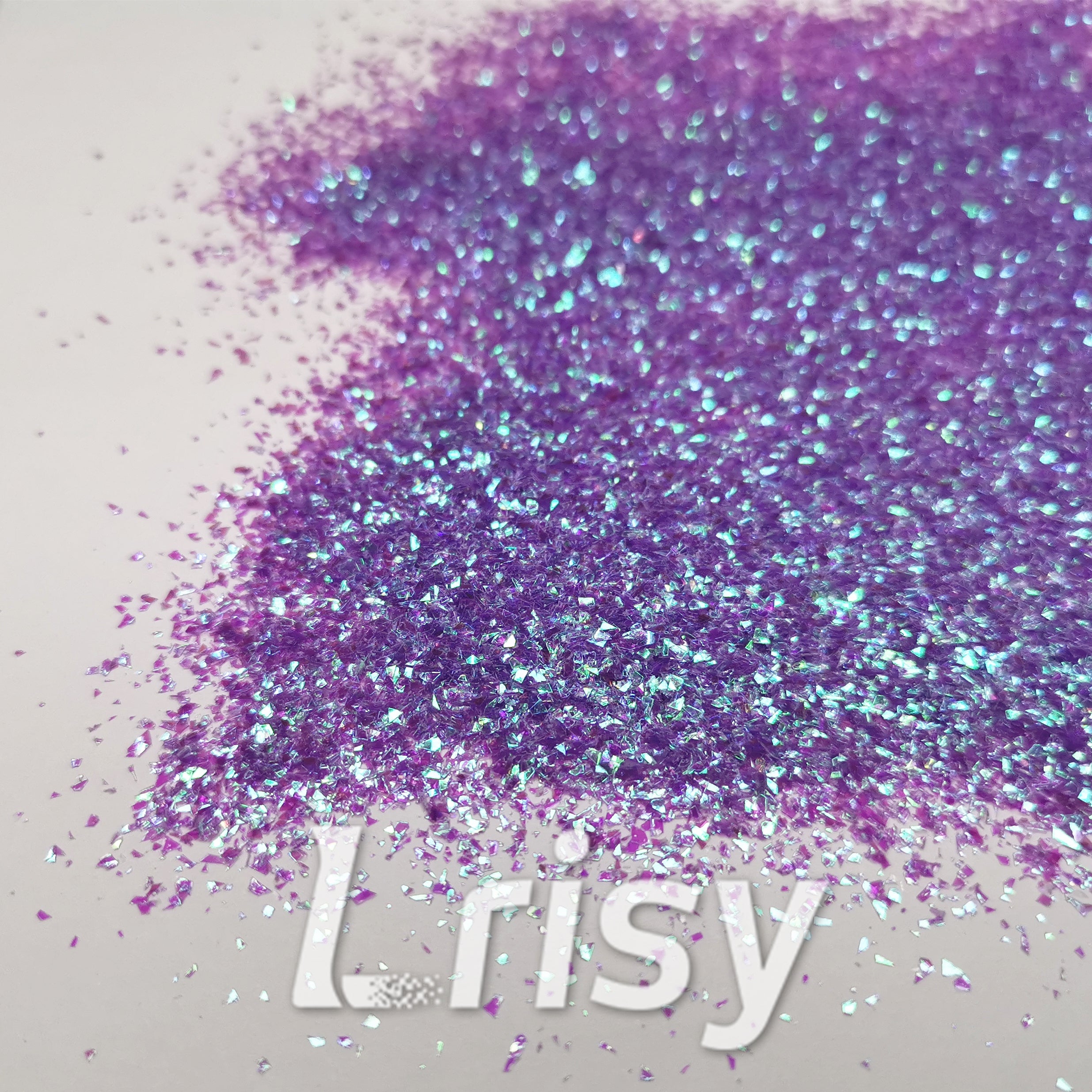 Iridescent Cellophane Glitter Shards (Flakes) C006 2x2