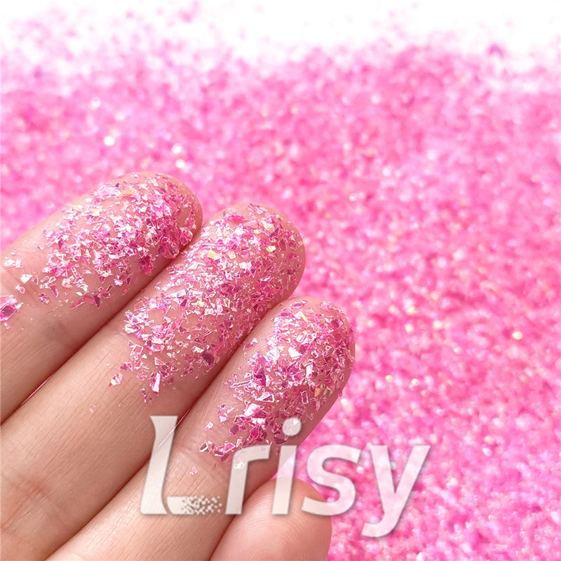 Iridescent Cellophane Glitter Shards (Flakes) C039 2x2