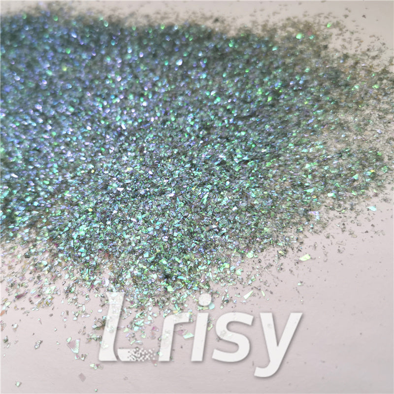 Iridescent Cellophane Glitter Shards (Flakes) C016 2x2