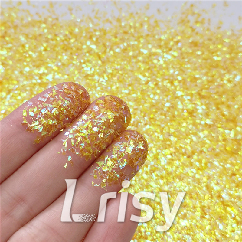 Iridescent Cellophane Glitter Shards (Flakes) C012 2x2