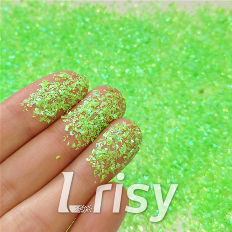 Iridescent Cellophane Glitter Shards (Flakes) C051 2x2