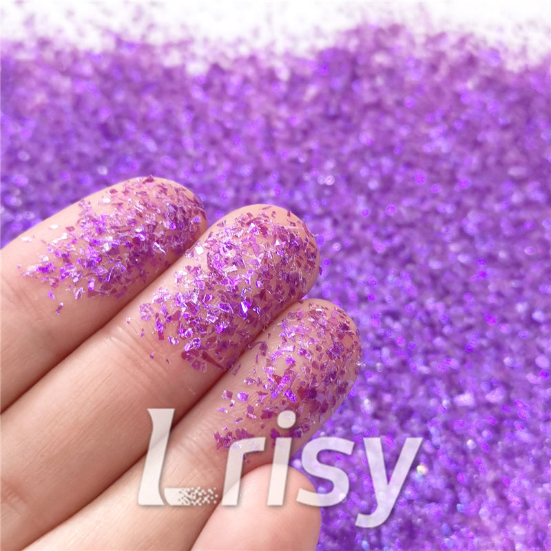 Iridescent Cellophane Glitter Shards (Flakes) C046 2x2
