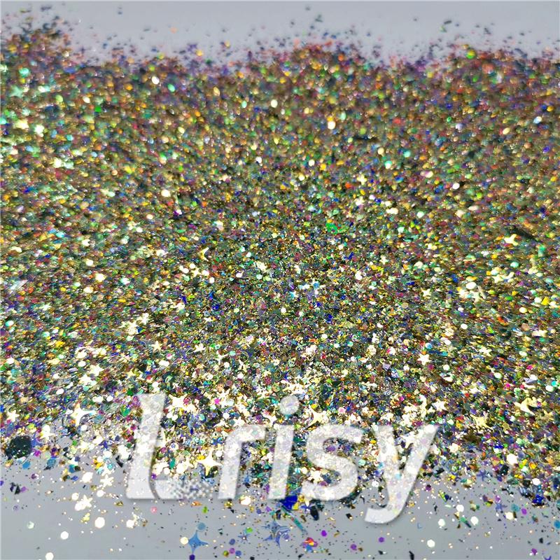 Custom Mixed Galaxy Iridescent Glitter YH02 (By Chris.e KC)