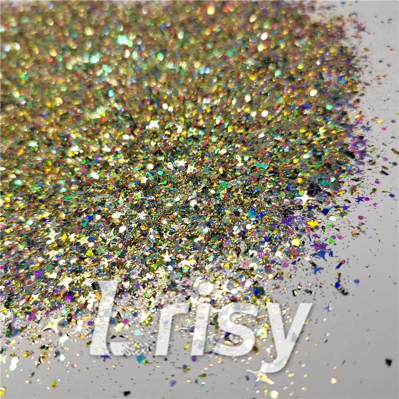 Custom Mixed Galaxy Iridescent Glitter YH02 (By Chris.e KC)