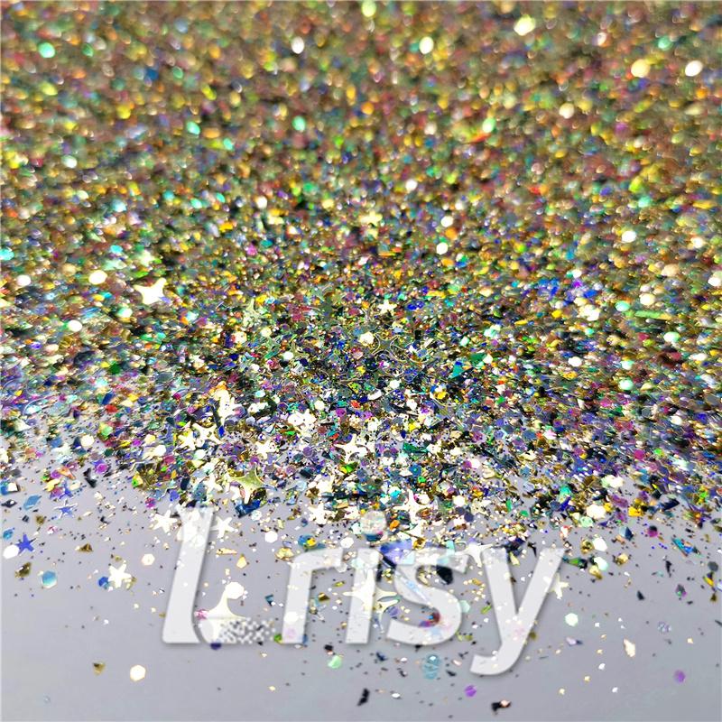 Custom Mixed Galaxy Iridescent Glitter YH02 (By Chris.e KC)