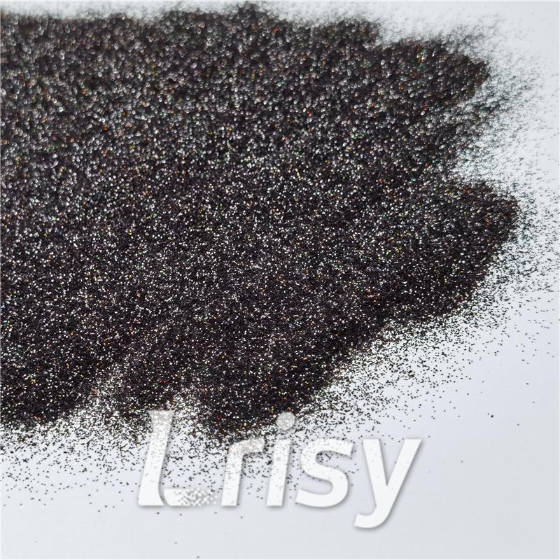 0.2mm Professional Cosmetic Glitter For Lip Gloss, Lipstick Holographic Black FCHL1000