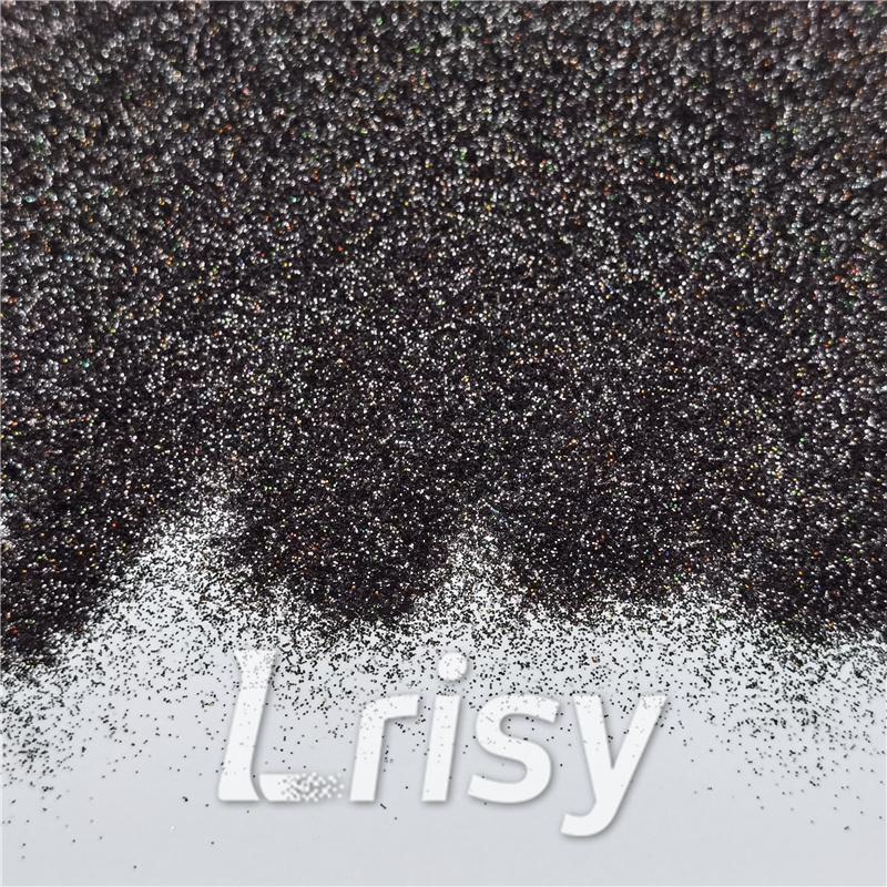 0.2mm Professional Cosmetic Glitter For Lip Gloss, Lipstick Holographic Black FCHL1000