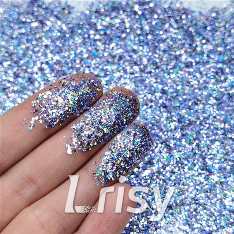 2x2 Glitter Holo Shards (Flakes) Holographic Pigment Metallic Glitter Solvent Resistant SLG004