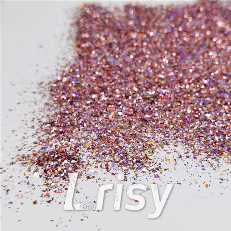 2x2 Glitter Holo Shards (Flakes) Holographic Pigment Pink Glitter Solvent Resistant SLG006