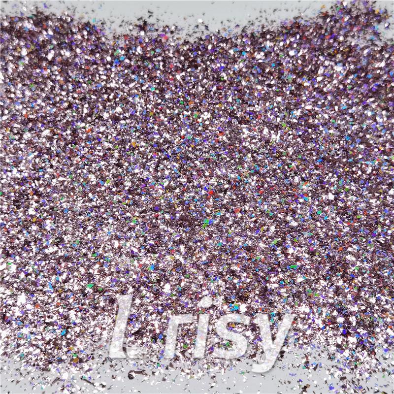 2x2 Glitter Holo Shards (Flakes) Holographic Pigment Light Pink Glitter Solvent Resistant SLG005