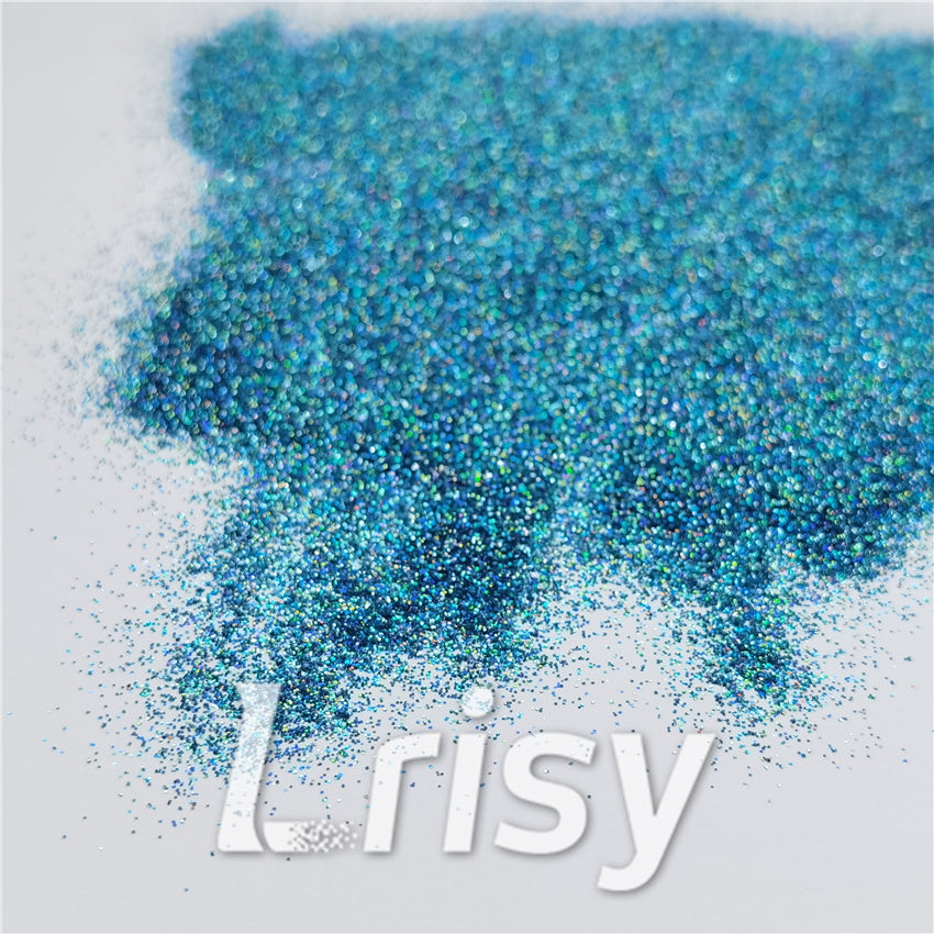 0.2mm Professional Cosmetic Glitter For Lip Gloss, Lipstick Holographic Sky Blue FCHL701