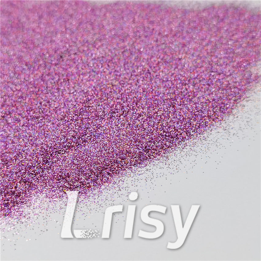 0.2mm Professional Cosmetic Glitter For Lip Gloss, Lipstick Holographic Pink FCHL901