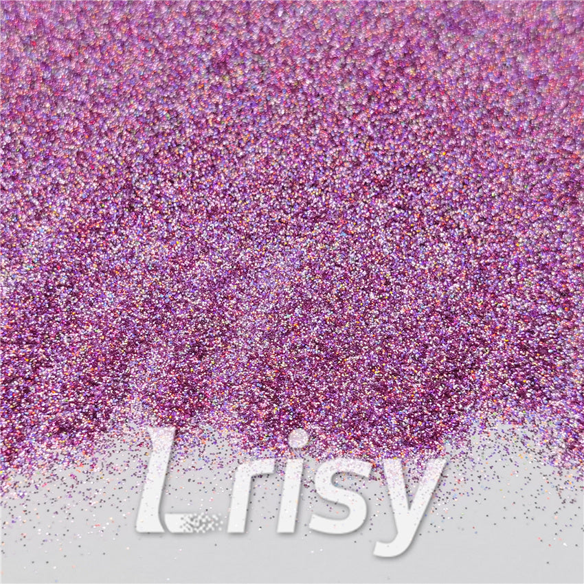 0.2mm Professional Cosmetic Glitter For Lip Gloss, Lipstick Holographic Pink FCHL901