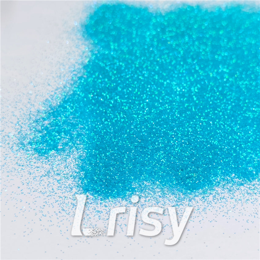 0.2mm Iridescent Translucent Blue Glitter C011