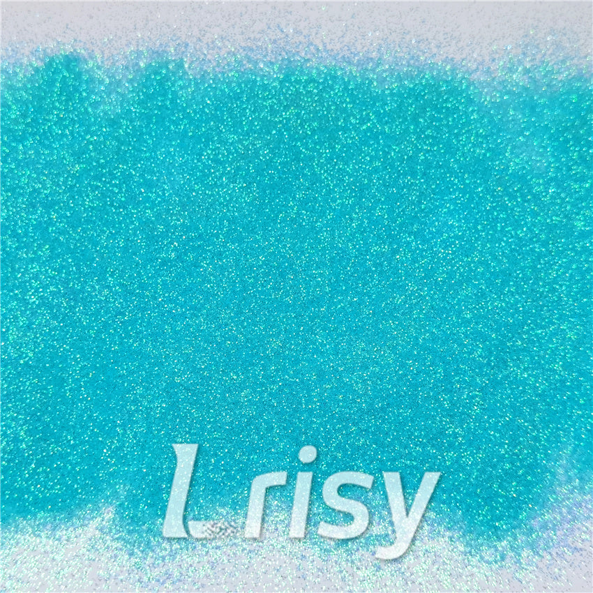 0.2mm Iridescent Translucent Blue Glitter C007