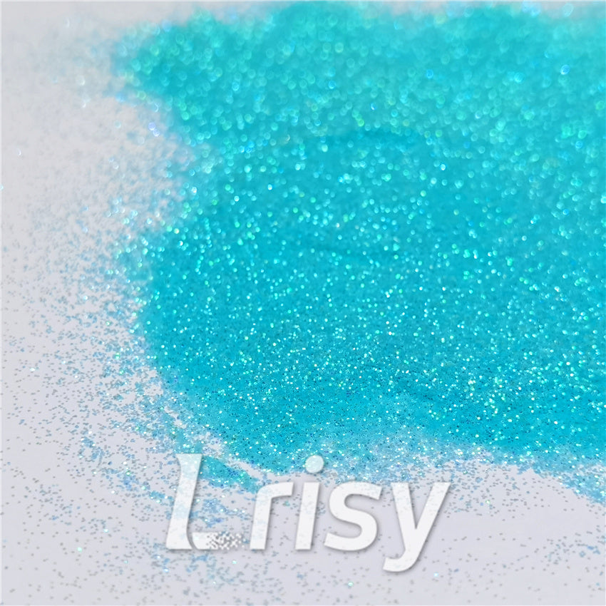 0.2mm Iridescent Translucent Blue Glitter C007
