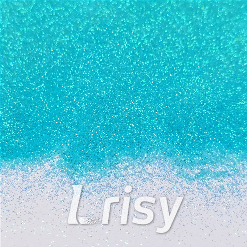 0.2mm Iridescent Translucent Blue Glitter C007