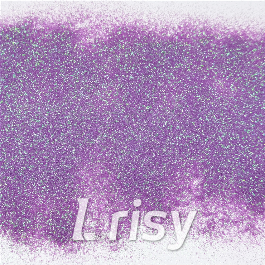 0.2mm Iridescent Translucent Light Purple Glitter C006