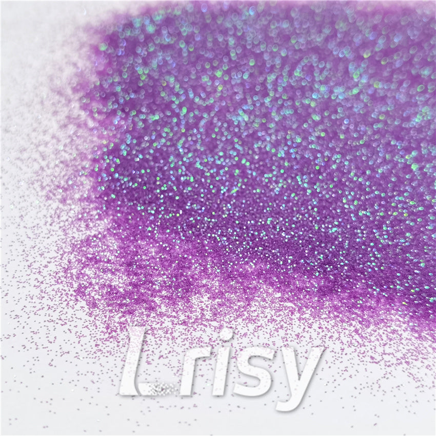 0.2mm Iridescent Translucent Light Purple Glitter C006