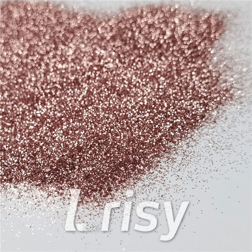 0.2mm Rose Gold Glitter Pure Color B0230