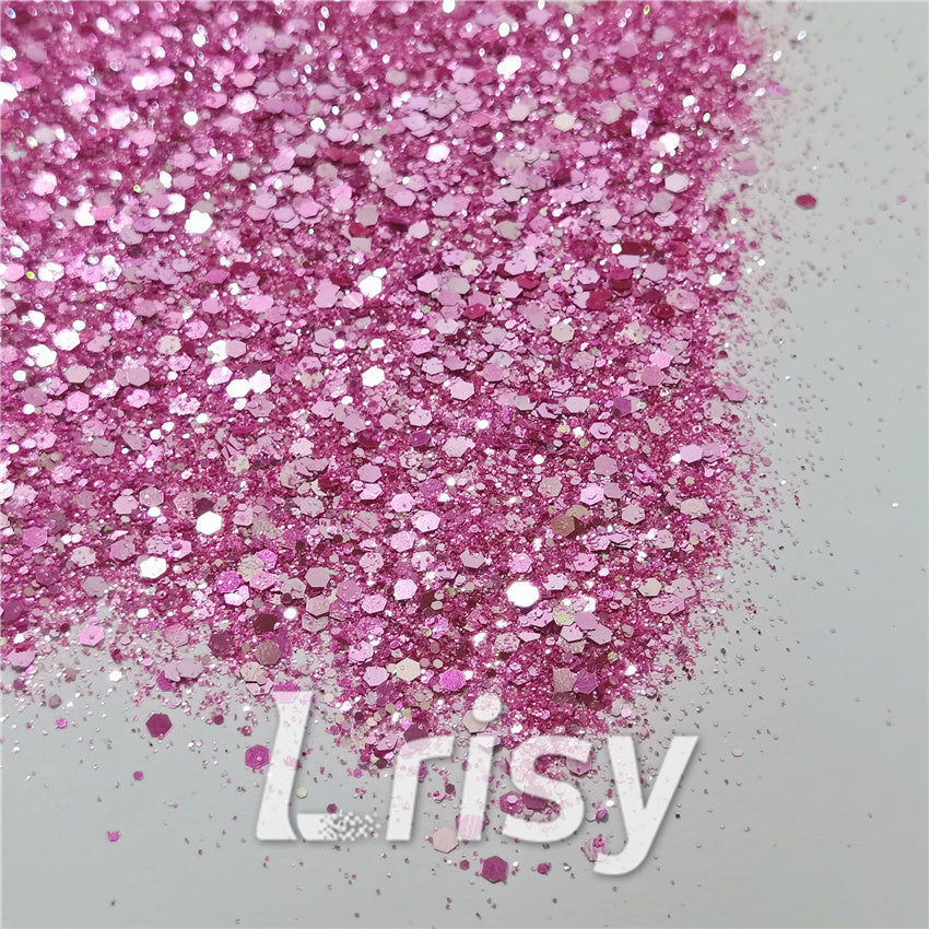 Mixed Hexagon Phantom Iridescent Glitter XCC001A