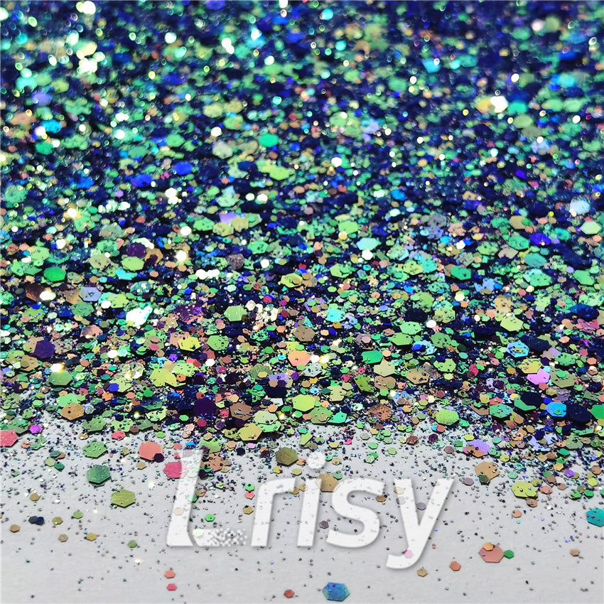 General Mixed Iridescent Phantom Purple Glitter C-BSL010