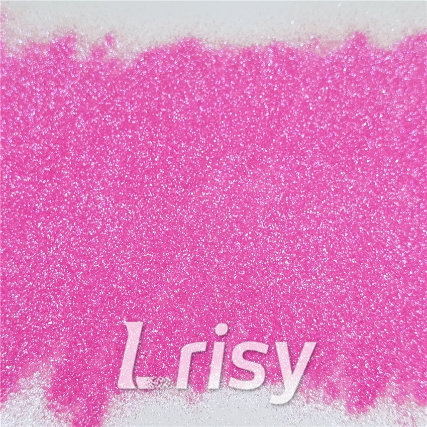 0.2mm Professional Cosmetic Glitter For Lip Gloss, Lipstick Iridescent Pink FCH18