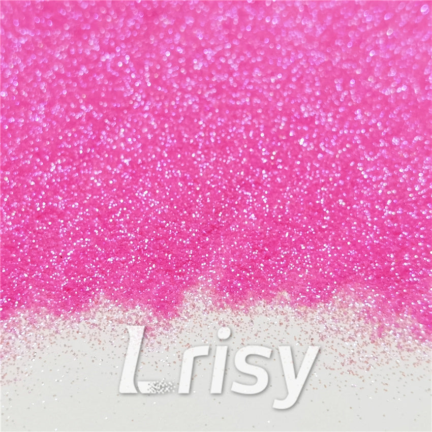 0.2mm Professional Cosmetic Glitter For Lip Gloss, Lipstick Iridescent Pink FCH18