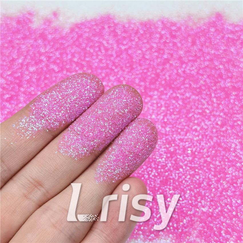 0.2mm Professional Cosmetic Glitter For Lip Gloss, Lipstick Iridescent Pink FCH18