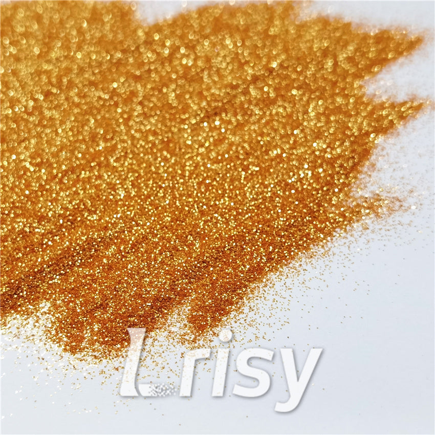 0.2mm Orange Gold Glitter Pure Color B0218
