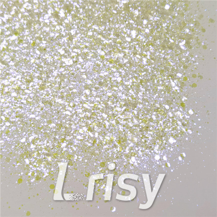General Mixed Iridescent Translucent Purple Glitter C014