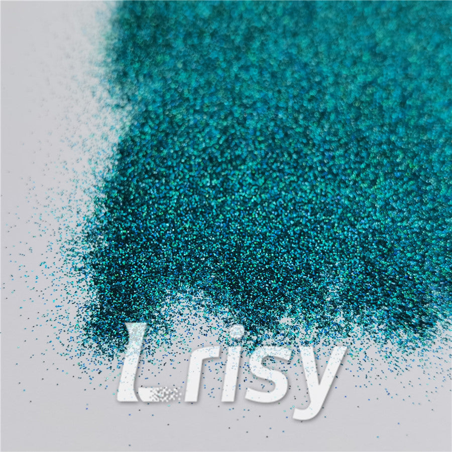 0.2mm Holographic Lake Blue Fine Glitter LB0701