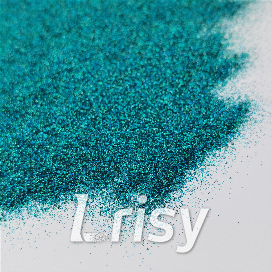0.2mm Holographic Lake Blue Fine Glitter LB0701
