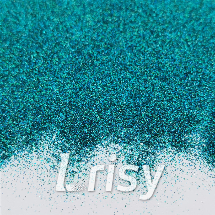 0.2mm Holographic Lake Blue Fine Glitter LB0701