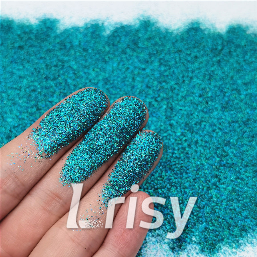 0.2mm Holographic Lake Blue Fine Glitter LB0701