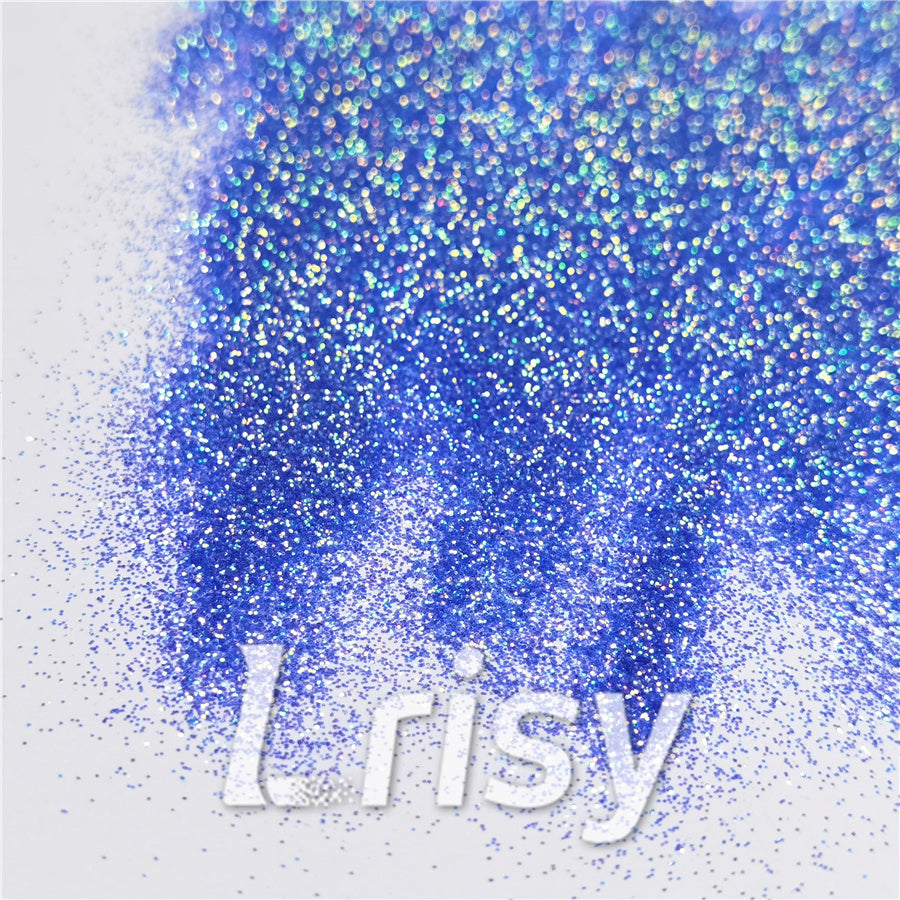 0.3mm Fluorescent Blue High Brightness Iridescent Glitter FC337