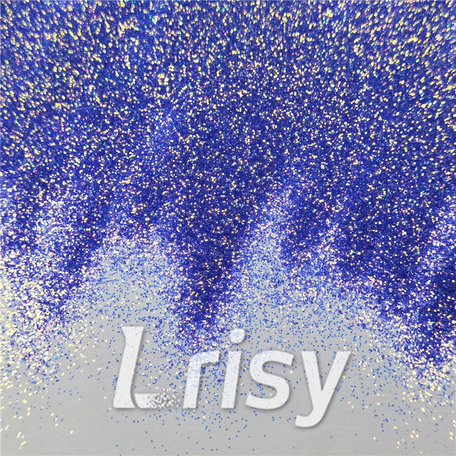 0.3mm Fluorescent Blue High Brightness Iridescent Glitter FC337