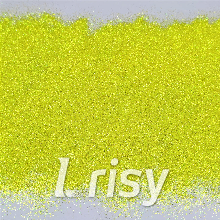 0.3mm Fluorescent Green High Brightness Iridescent Glitter FC330
