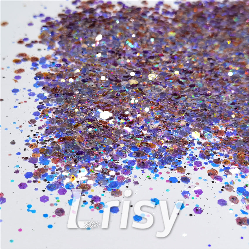 Custom Mixed Iridescent Glitter TE001 (By Chris.e KC)