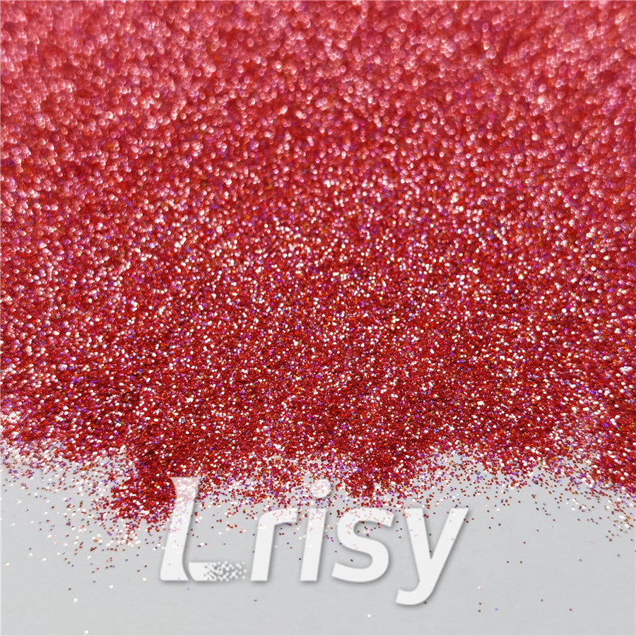 0.2mm Holographic Pigment Pink Glitter Cosmetic Grade SLG015-N