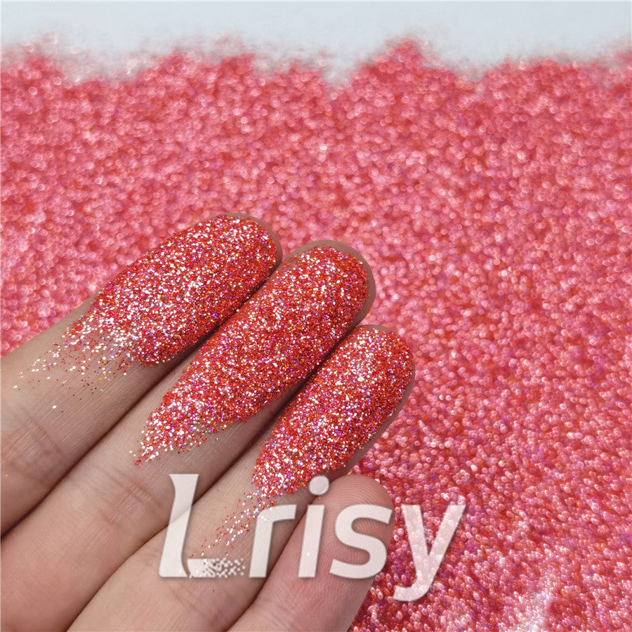 0.2mm Holographic Pigment Pink Glitter Cosmetic Grade SLG015-N