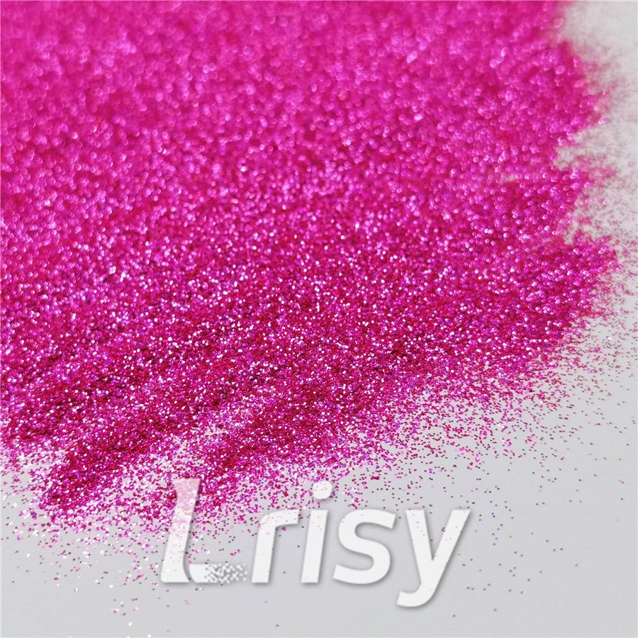 0.2mm Holographic Pigment Rose Red Glitter Cosmetic Grade SLG016-N