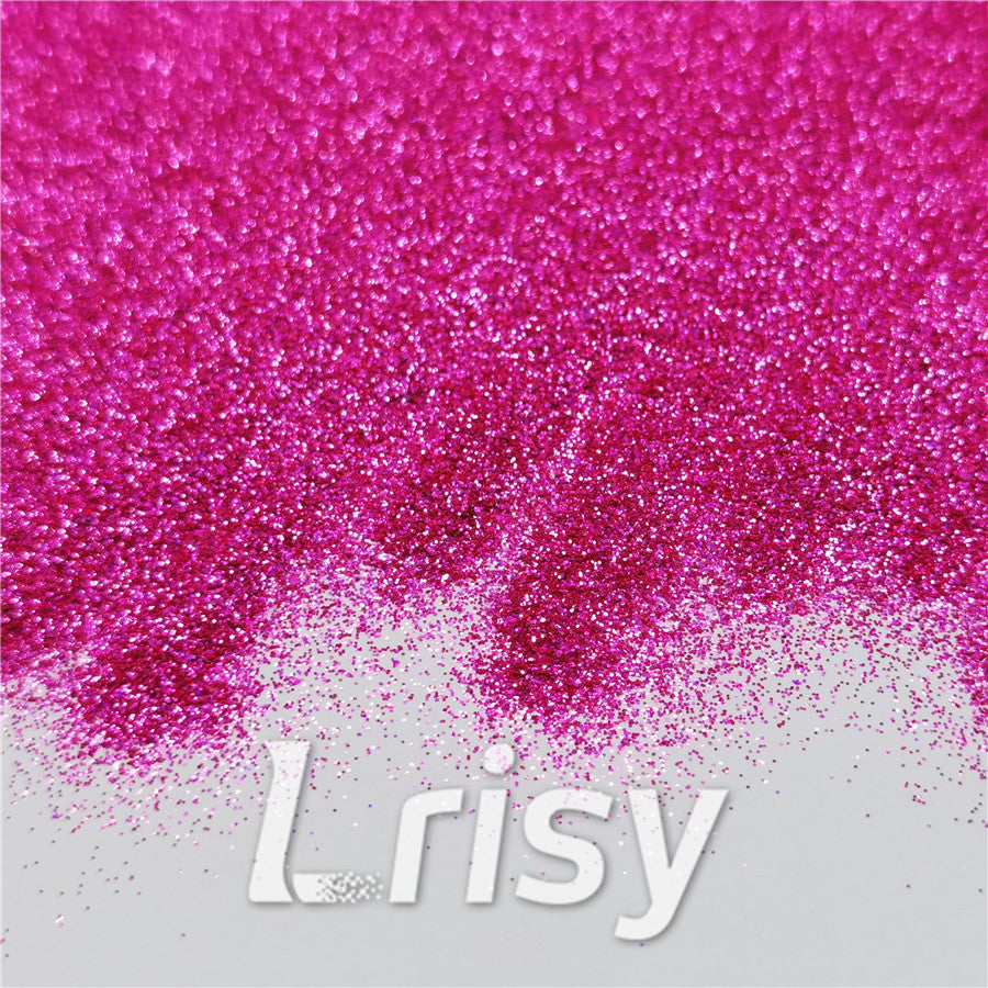 0.2mm Holographic Pigment Rose Red Glitter Cosmetic Grade SLG016-N