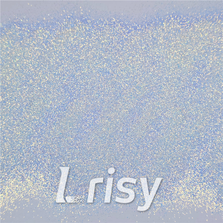 0.3mm Ice Blue and White Brightness Iridescent Glitter FC-F321