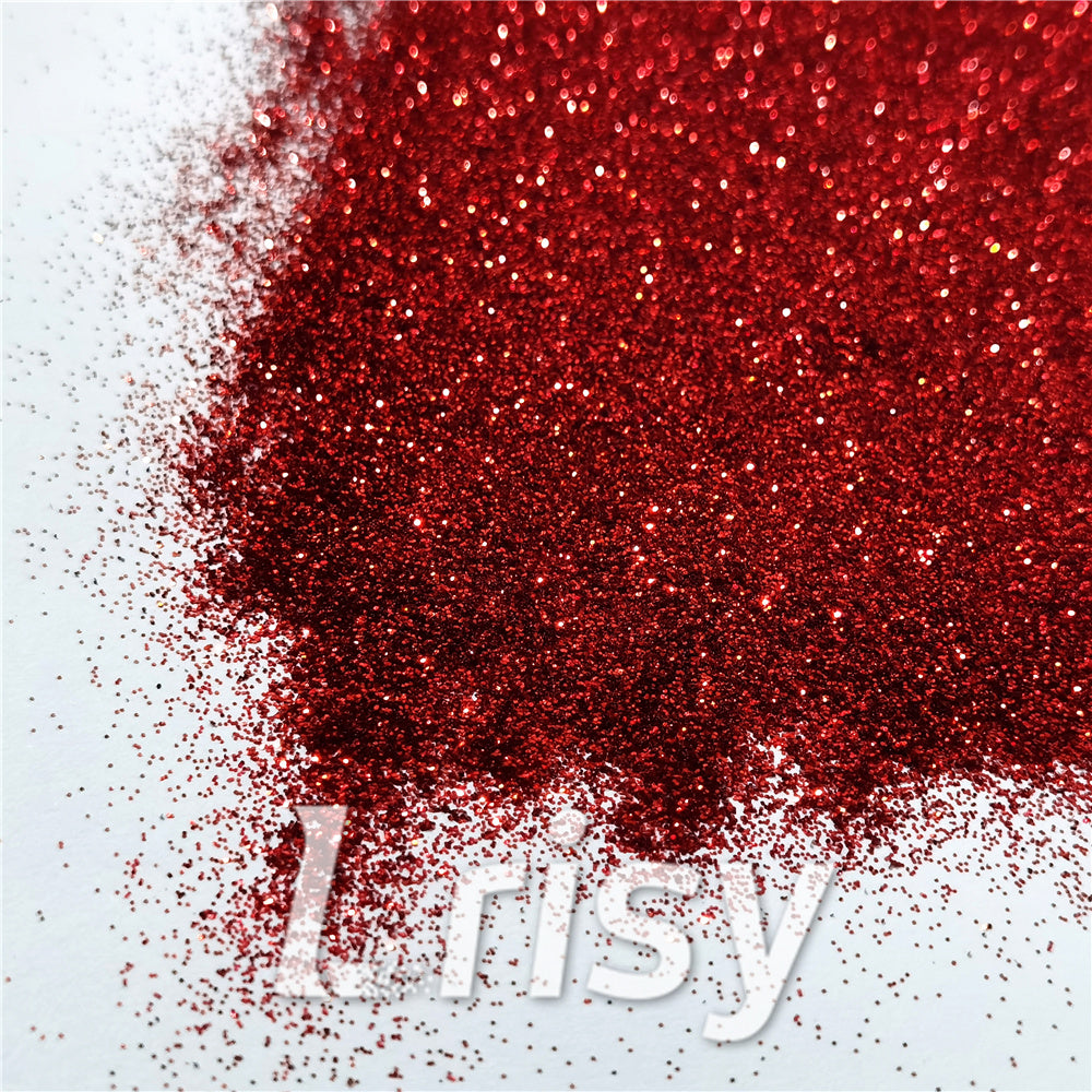 0.3mm American Red Fine Glitter Pure Color B0308