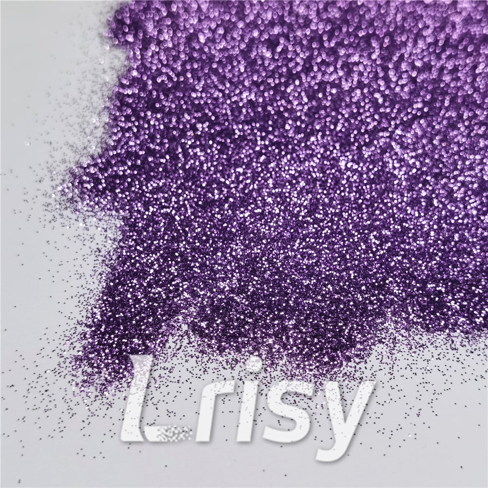 0.3mm Light Purple Fine Glitter Pure Color B0802A