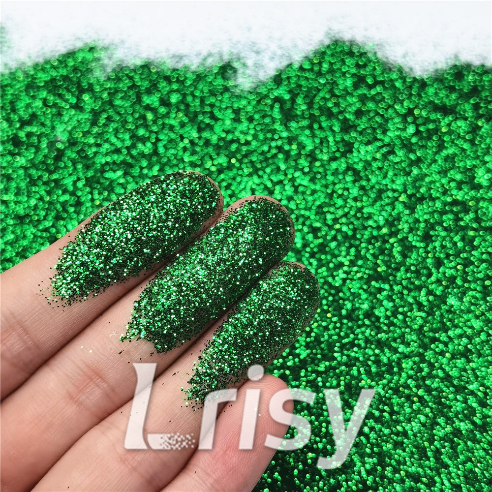 0.3mm Light Green Fine Glitter Pure Color B0609