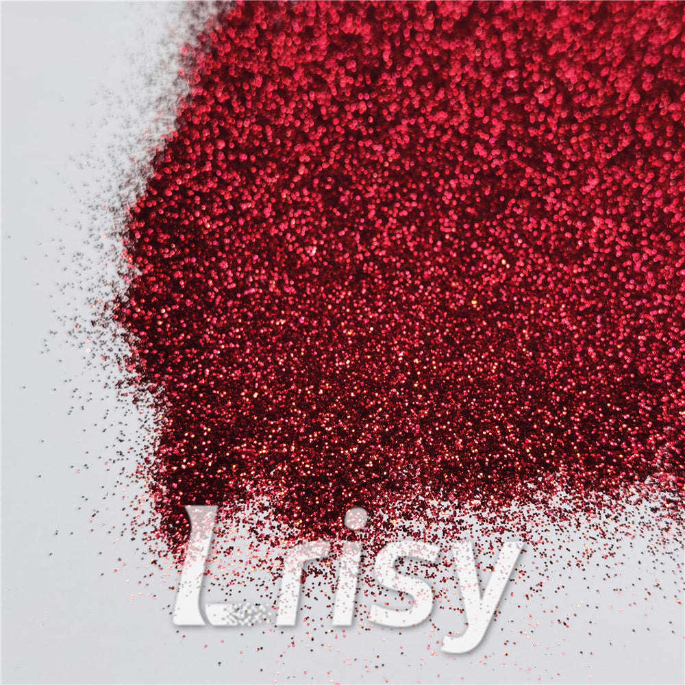 0.3mm Wine Red Fine Glitter Pure Color B0304