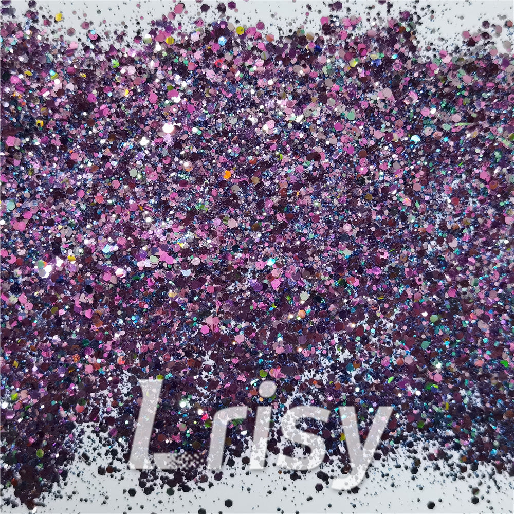 General Mixed Iridescent Phantom Blue Glitter C-BSL7140