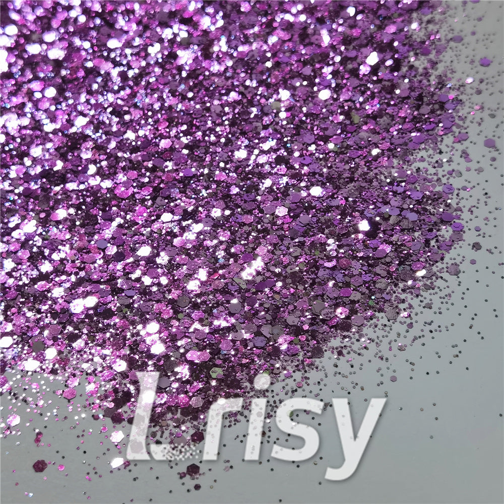 General Mixed Iridescent Phantom Purple Glitter C-BSL7824